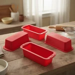 Eco-friendly 4 Pack Of Nonstick Mini Loaf Pans Perfect For Gifts & Baking. Fixed Price $17.70.