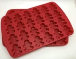 Wilton 2105-0553 Set Of Red Silicone Gingerbread Man Dessert Molds (RF983). Fixed Price $29.95.