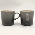 Le Creuset Coffee Mug Ombre Flint Gray Stoneware 12 Oz / 350 Ml Lot 2.. Fixed Price $28.98.