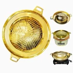 Korean Pan Hot Grill Mookata Thai Kitchen Bbq Pot Stove Charcoal Brass Coated 11. Fixed Price $89.72.