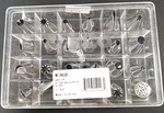 New Sealed Winco 24PC. Cake Decorating Piping Set Stainless Steel Approx. 1 ". Fixed Price $14.99.