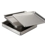 American Metalcraft SQ1010 Square Deep Dish Pan, Aluminum, 1" H, 10" W,. Fixed Price $37.99.