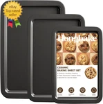 Ceramic Baking Sheet Pan Set, Cookie For Oven, Bakeware Sets. Fixed Price $22.09.