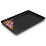 Nutrichef Stylish Metallic Coating Non-stick Mega Bake Pan, Dishwasher Safe. Fixed Price $34.99.