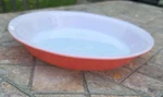 Vintage Pyrex Milk Glass Coral Pie Plate 909. Fixed Price $6.00.