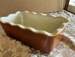 Emile Henry Loaf Pan Autumn Rust Ruffled Baking Dish France New. Fixed Price $22.00.