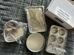 Quadrapoint Easy-bake Ultimate Oven Deluxe Four-piece Silver Metal Pan Set. Fixed Price $15.00.