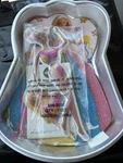 Vintage 1998 Wilton Barbie Cake Pan Mold (2105-3550). Fixed Price $21.50.