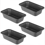 Walooza 8X4 Loaf Pan Carbon Steel Bread Baking (4-PACK), Black. Fixed Price $25.49.
