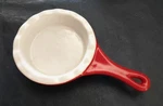 Modern Gourmet Foods 5" Handled Stoneware Dishes - Pan Fluted. Fixed Price $16.25.