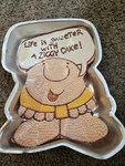 Vintage 1978 Wilton Ziggy Metal Cake Pan Party Birthday 502-7628. Fixed Price $10.00.