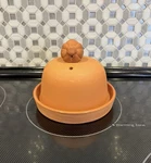 Boston Warehouse Terra Cotta Garlic Roaster Baker Vintage 1993. Fixed Price $12.00.