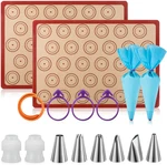 Angadona Macaron Silicone Baking Kit (16PCS Set) Macaroon Of. Fixed Price $24.89.