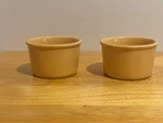 Chantal Set Of 2 Ramekins Baking Dish 1 Cup Yellow Item #93-RM08/4 Hot Cold. Fixed Price $14.99.