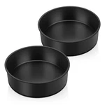 Teamfar Cake Pan, Round Baking Layer Set Of 2, 6INCH, Black. Fixed Price $16.17.
