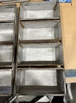 Chicago Metallic 11-92 4 On Bread Loaf Pans Lot Of 5. Load Size 10 1/2X5. Fixed Price $75.00.