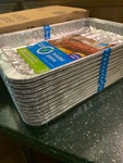 11.75X8.5" Broiler Aluminum Disposable Pan, Bbq & Grill Tray 24 Pack. Fixed Price $13.00.