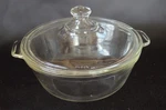 Vtg Pyrex 1 Qt Clear Glass Round Casserole Baking Dish 022 W/622C Lid. Fixed Price $18.39.