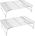 Cooling Set,p&p Chef 2-TIER Stackable Stainless Steel Wire For Baking. Fixed Price $30.99.