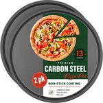 Decorrack 13 Inch Carbon Steel Pizza Pan, Premium 2 Pack,. Fixed Price $24.63.
