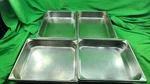 Lot Of 4 Vollrath 30222 Super S/s Half Size X 2.5 Food Pan". Fixed Price $43.07.
