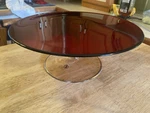 Ikea 13 Ruby Red Glass Pedestal Cake Stand Designed Maria Vinka. Fixed Price $38.97.