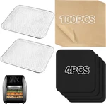 Air Fryer Accessories For Chefman Multifunctional Digital 10 Qt, 2PACK. Fixed Price $31.92.