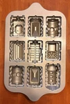 Nordic Ware Train Cake Pan Non-stick Cast Aluminum 5 Cup Mold 9 Railroad Cars. Fixed Price $9.75.