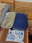 Anchor Hocking Glass Bakeware Lid & Insulated Carrier Casserole Dish Set. Fixed Price $24.99.