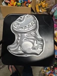 Wilton Happy Dinosaur Rex Crocodile Alligator Shape Cake Pan 2105-1022 Fun. Fixed Price $8.50.