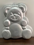 Wilton 2002 Happy Birthday Teddy Cake Pan 13.25X13.5X2 2105-4943 Original Label. Fixed Price $9.99.