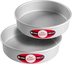 Fat Daddio's Anodized Aluminum Round Cake Pans, 8 X Inch, Set Of 2, Silver. Fixed Price $35.51.