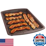 Bakken- Swiss Cookie Sheet Wire Rack Set 2-PIECE Nonstick Brown Marble Carbon. Fixed Price $26.67.