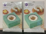 (2-PK) Wilton Corrugated Cake Box With Window For 10" X10X4.5. Fixed Price $24.99.