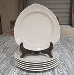 Thomas Vario White Triangular Set Of 6 Salad Plates Rosenthal Germany Porcelain. Fixed Price $100.00.