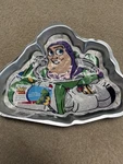 Wilton Disney Toy Story Buzz Lightyear Cake Pan Tin Mold # 2105-8080. Fixed Price $15.00.