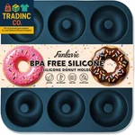 Large Silicone Donut Pan For Baking, 9 Cavity Non-stick Food Grade. Fixed Price $25.99.