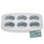 Bakkenmaster Bake With Elegance: 6-CUP Cake/muffin Pan Set Blue, Teal, Marb.... Fixed Price $30.46.