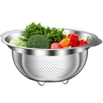 Stainless Steel Colander For Kitchen Pasta Strainer Spaghetti Fruits 5 Quarts. Fixed Price $33.15.