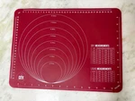 Art + Cook Red Silicone Rolling & Baking Mat, Non Stick Surface 11.75" X 15.75". Fixed Price $14.07.