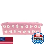 10 Strawberry Street Daisy Rectangular Baker Pink DS-PFL-40-63-003. Fixed Price $44.53.