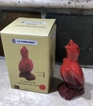 3.5" Tall "cerise" Le Creuset Pie Bird Funnel Vent Nwt Stoneware Cherry Red. Fixed Price $29.99.