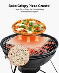 Vevor 16X14" Rectangular Pizza Stone With Scraper, 0.6" Thick For Oven & Grill. Fixed Price $32.99.
