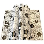 Suiwen 150PCS Summer Black And White Floral Wax Paper Sheets 25*22CM, Green. Fixed Price $17.96.