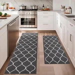 Cosy Homeer 2PCS 23.6X47 Inch 23.6X71.2 Kitchen Rug Mat Set, Soft Absorbent. Fixed Price $38.89.