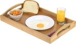 Serving Bamboo - Wooden With Handles Great For Dinner Trays, Tea. Fixed Price $17.99.
