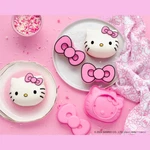 Hello Kitty Mini Cake Making Set 7-PIECE 2 Silicone Molds Wisk Spatula And More. Fixed Price $14.40.