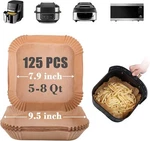 Goaus Air Fryer Square Paper Liners Disposable Large For 5 To 8 Qt Basket, 7.9. Fixed Price $14.90.