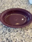 Hlc Fiestaware Oval Vegetable/baker Bowl - Retired Color Heather, New. Fixed Price $13.50.