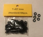 Aurora Slot Car T-jet Silicone Compound Tires Skinny 100PC Bag. Fixed Price $44.99.
